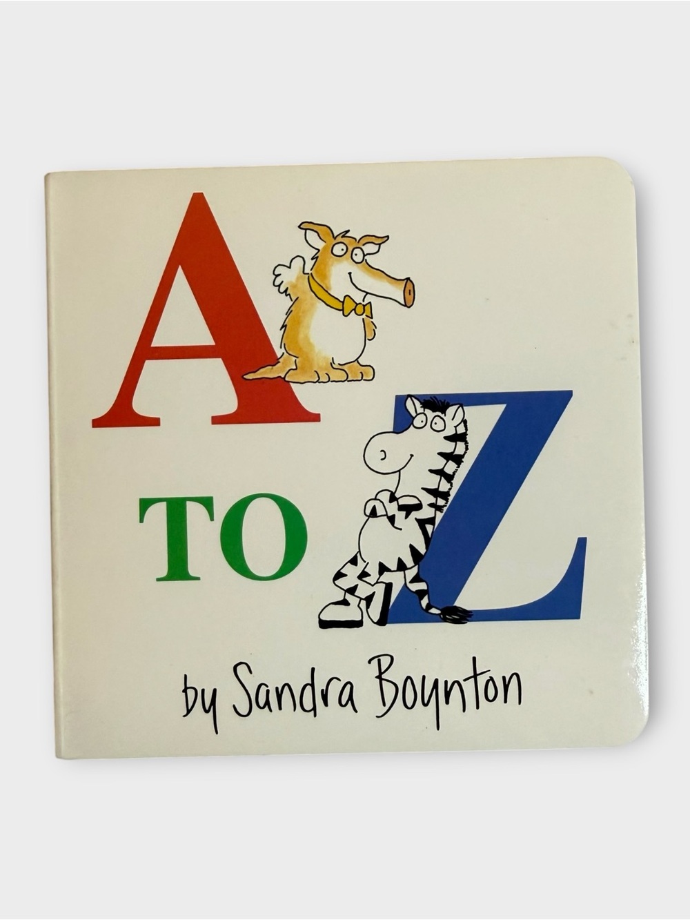 Sandra Boynton A to Z Board Book Illustrated (1984) Boynton Board Books